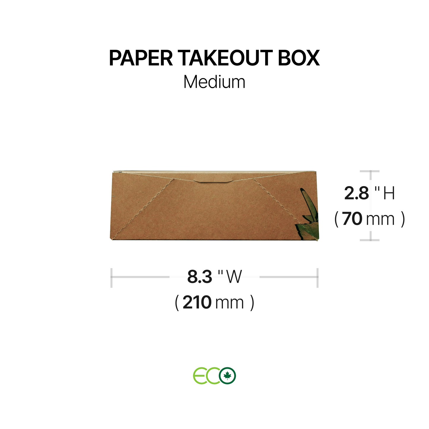 Paper Takeout Box (S / M / L)