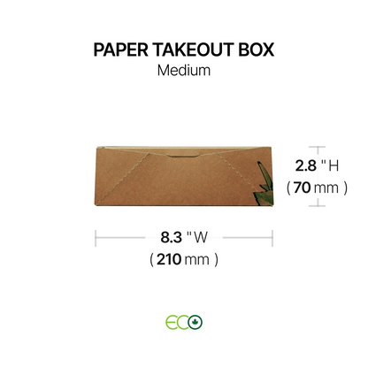 Paper Takeout Box (S / M / L)