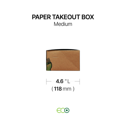 Paper Takeout Box (S / M / L)