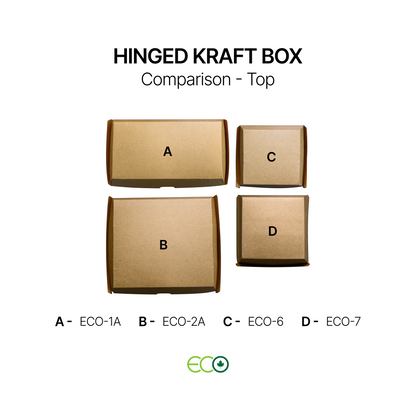ECO Hinged Kraft Box (4 Sizes)