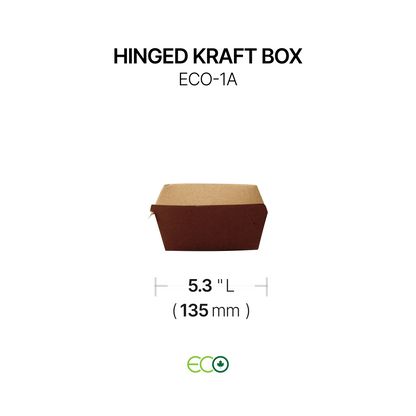 ECO Hinged Kraft Box (4 Sizes)