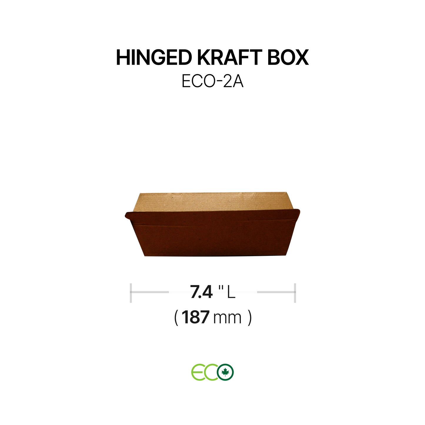 ECO Hinged Kraft Box (4 Sizes)
