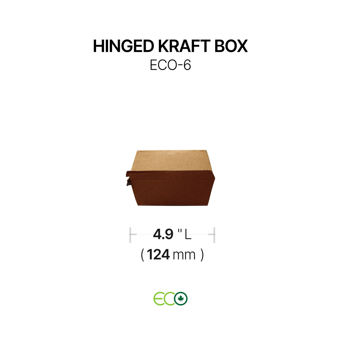 ECO Hinged Kraft Box (4 Sizes)