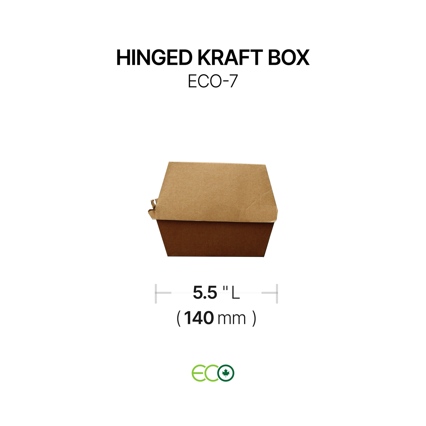 ECO Hinged Kraft Box (4 Sizes)