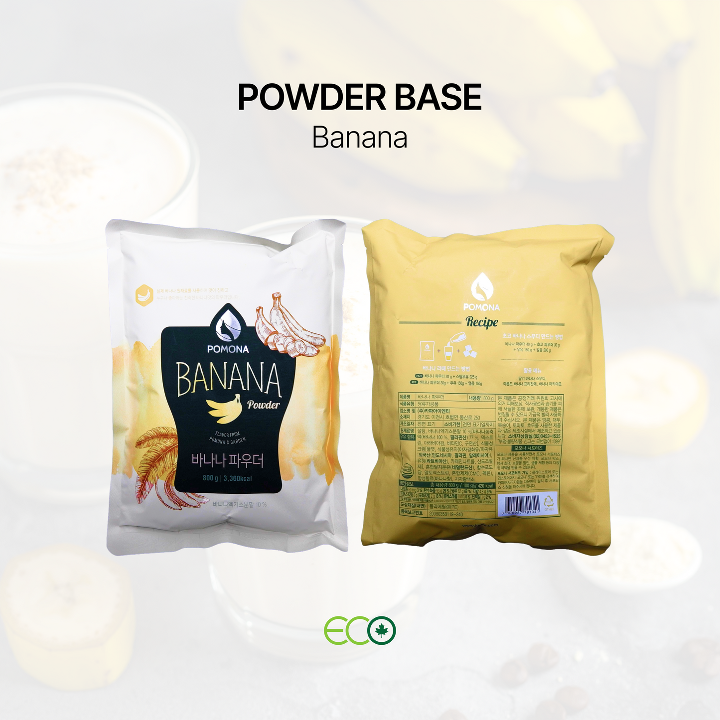 Flavored Powder Base (4 Flavors)