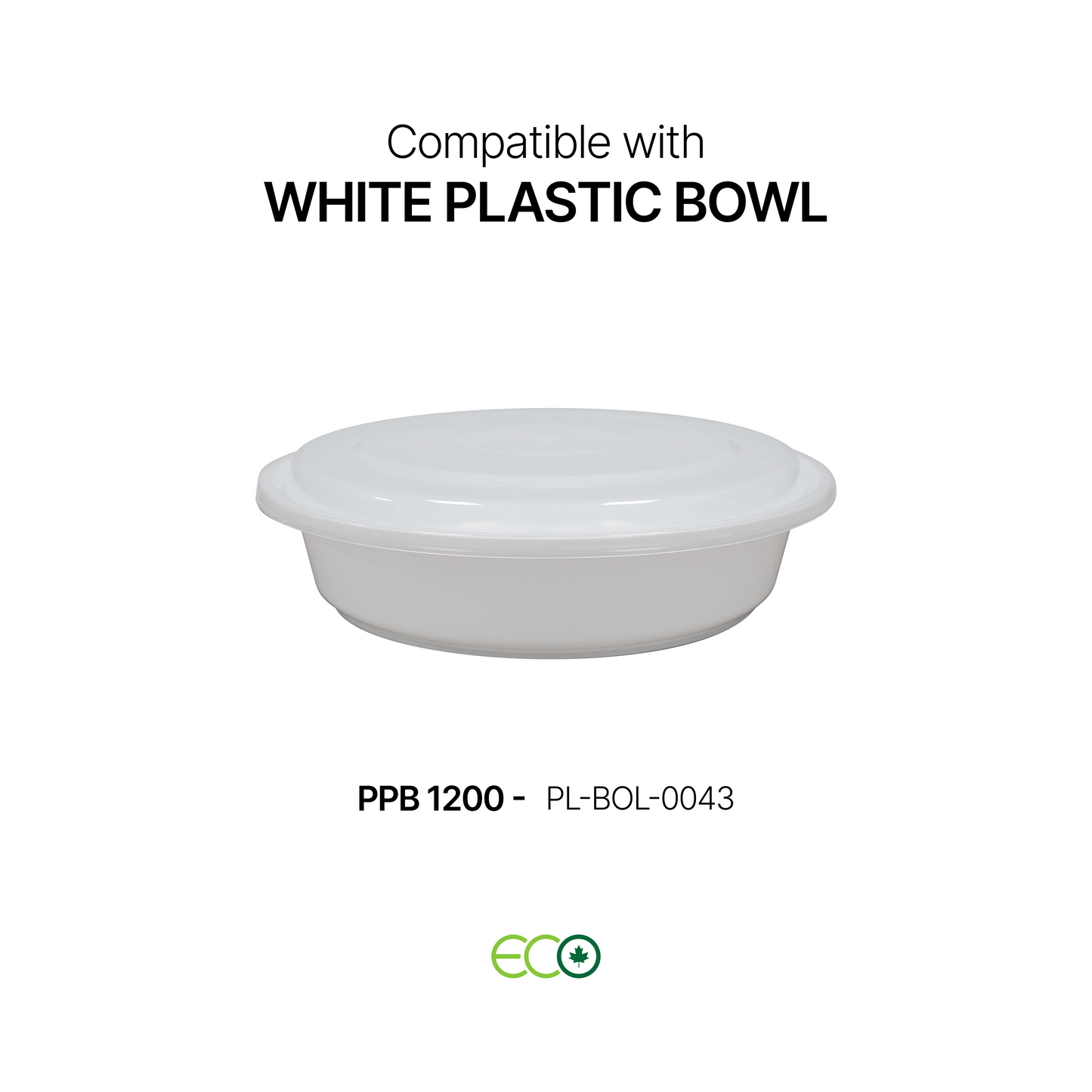 Hard Dome PP Lid for 8.3" Soup Bowls