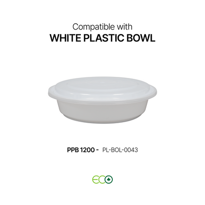 Hard Dome PP Lid for 8.3" Soup Bowls