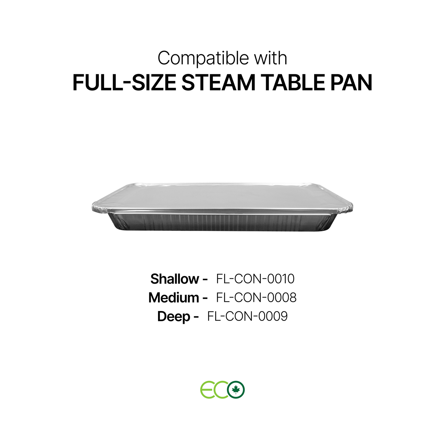 Foil Lid for Steam Table Pans (Half / Full)