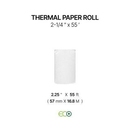 감열지 롤(4가지 크기)
