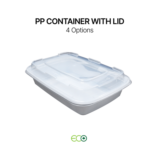 PP Container with Lid (4 Sizes)