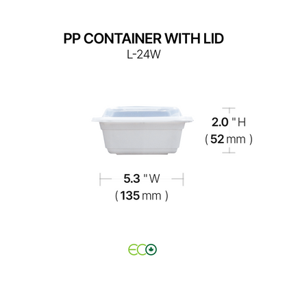 PP Container with Lid (4 Sizes)