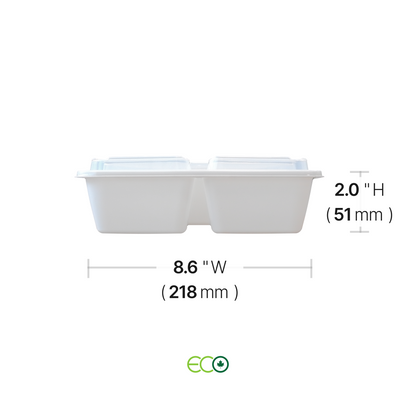 3-Comp PP Container with Lid