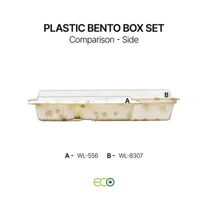 Plastic Bento Box Set (2 Sizes)