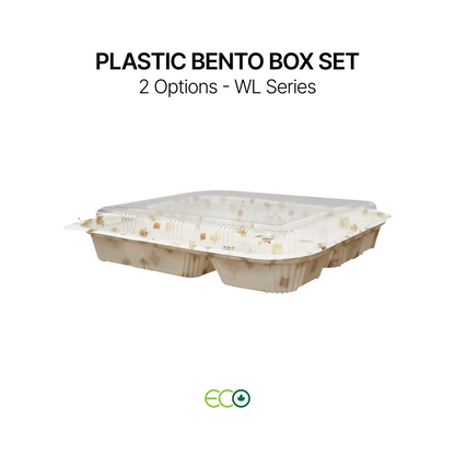Plastic Bento Box Set (2 Sizes)