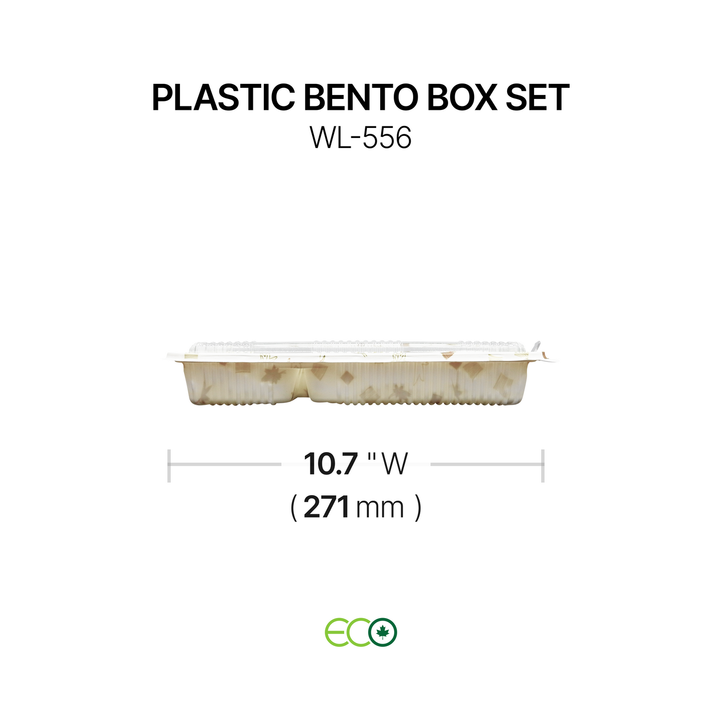 Plastic Bento Box Set (2 Sizes)