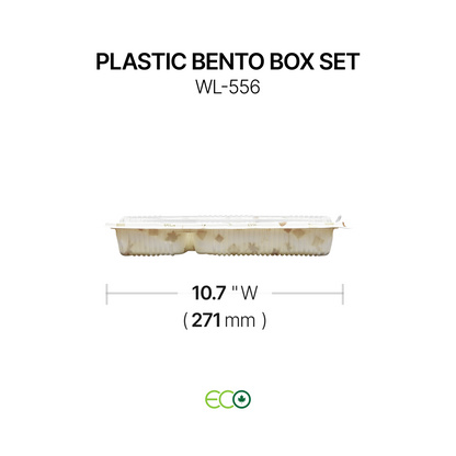 Plastic Bento Box Set (2 Sizes)