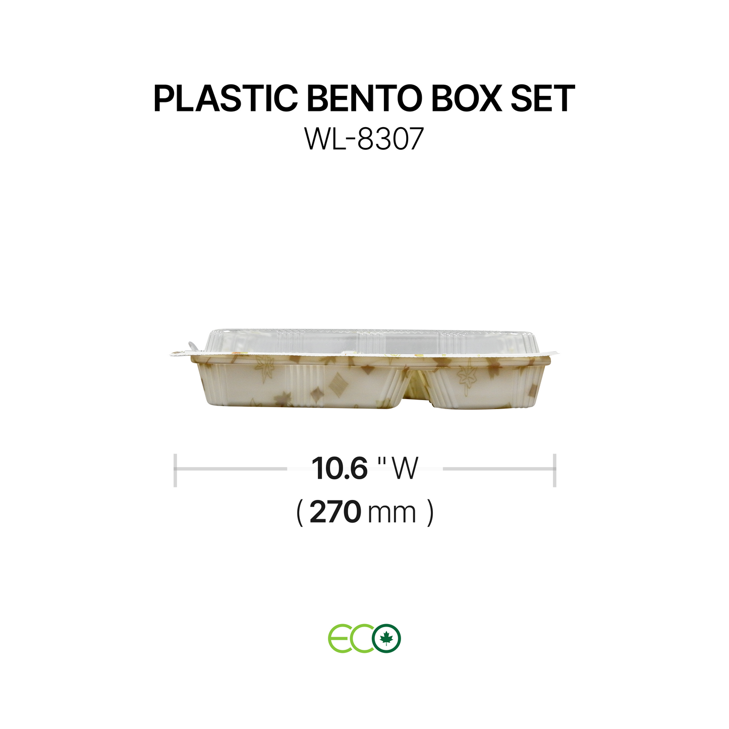 Plastic Bento Box Set (2 Sizes)