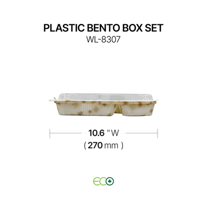 Plastic Bento Box Set (2 Sizes)