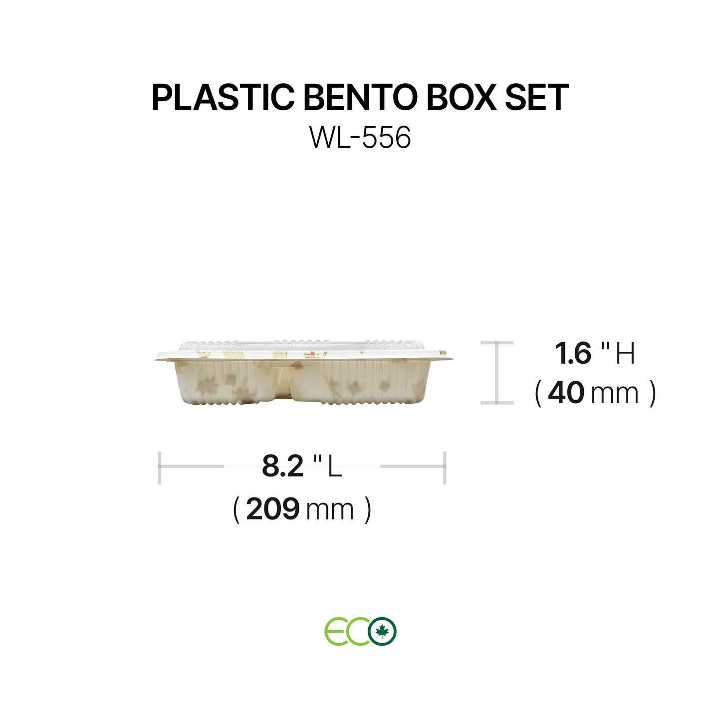 Plastic Bento Box Set (2 Sizes)