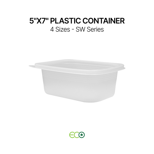 5"X7" Plastic Container (S / M / L / XL)