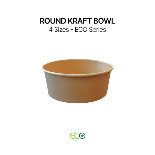 Round Kraft Bowl (4 Sizes)