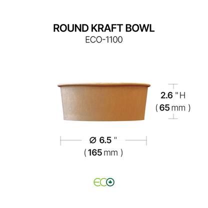 Round Kraft Bowl (4 Sizes)