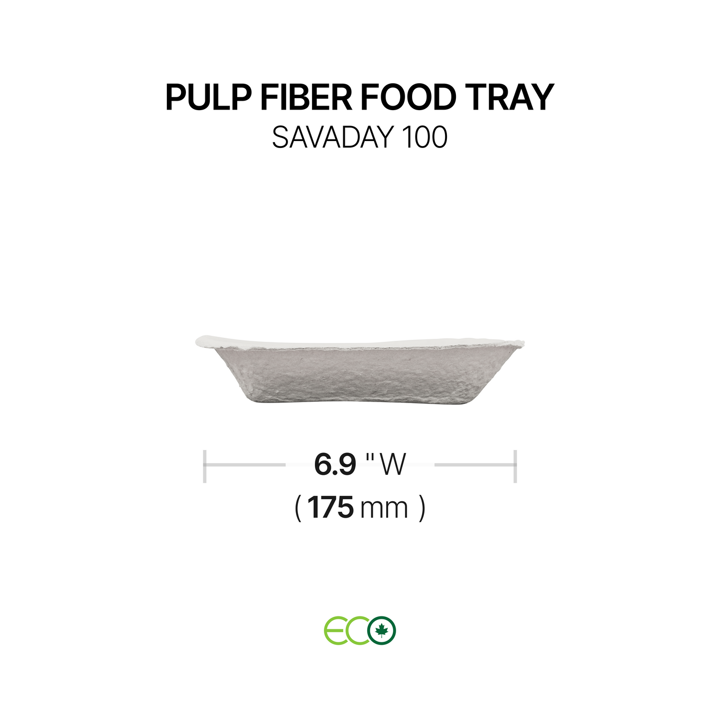 펄프 섬유 식품 트레이(소형/중형/대형)
