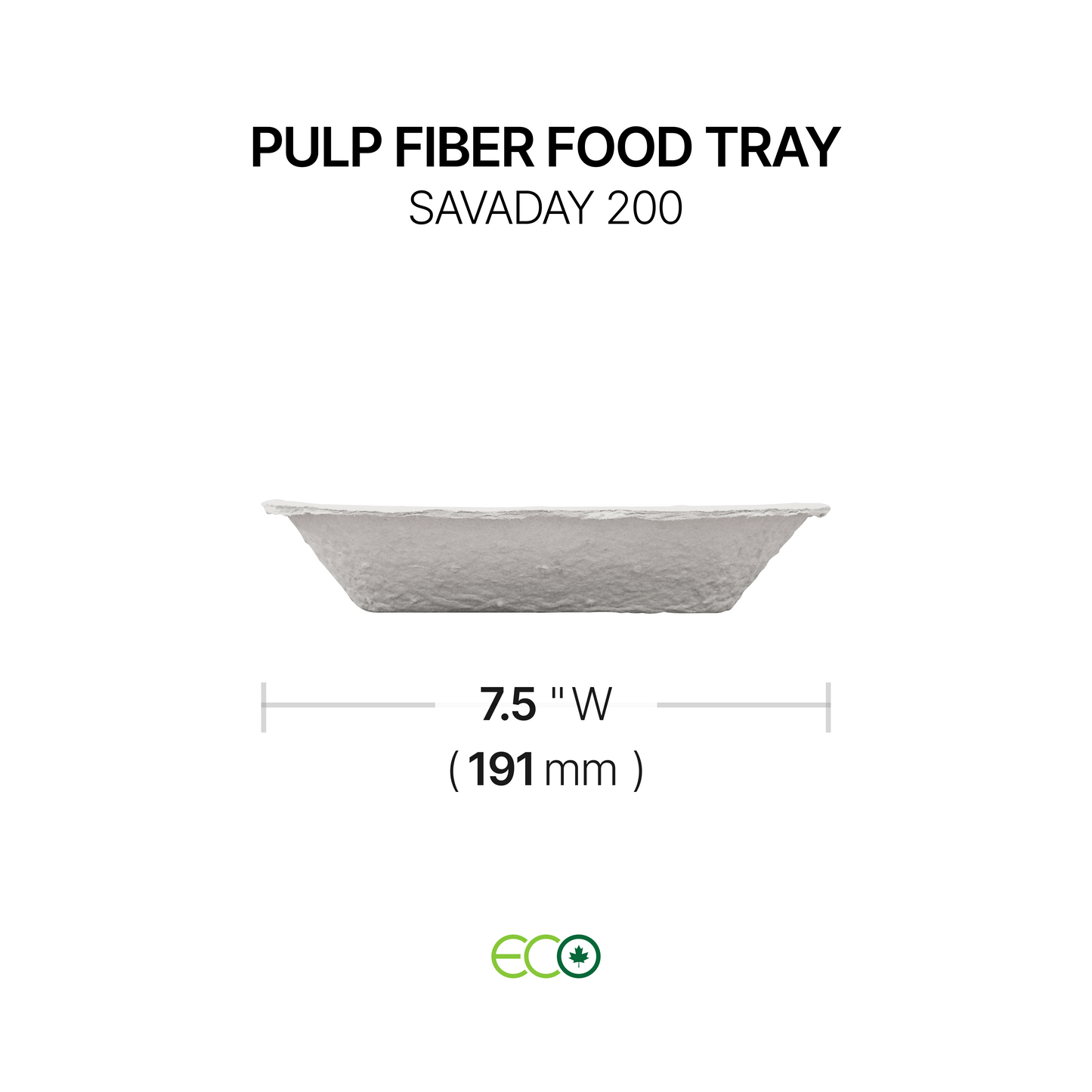 펄프 섬유 식품 트레이(소형/중형/대형)