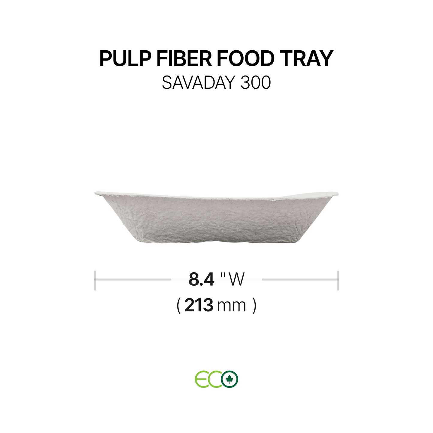 펄프 섬유 식품 트레이(소형/중형/대형)