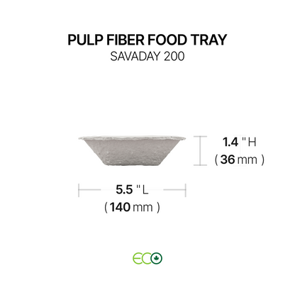 펄프 섬유 식품 트레이(소형/중형/대형)