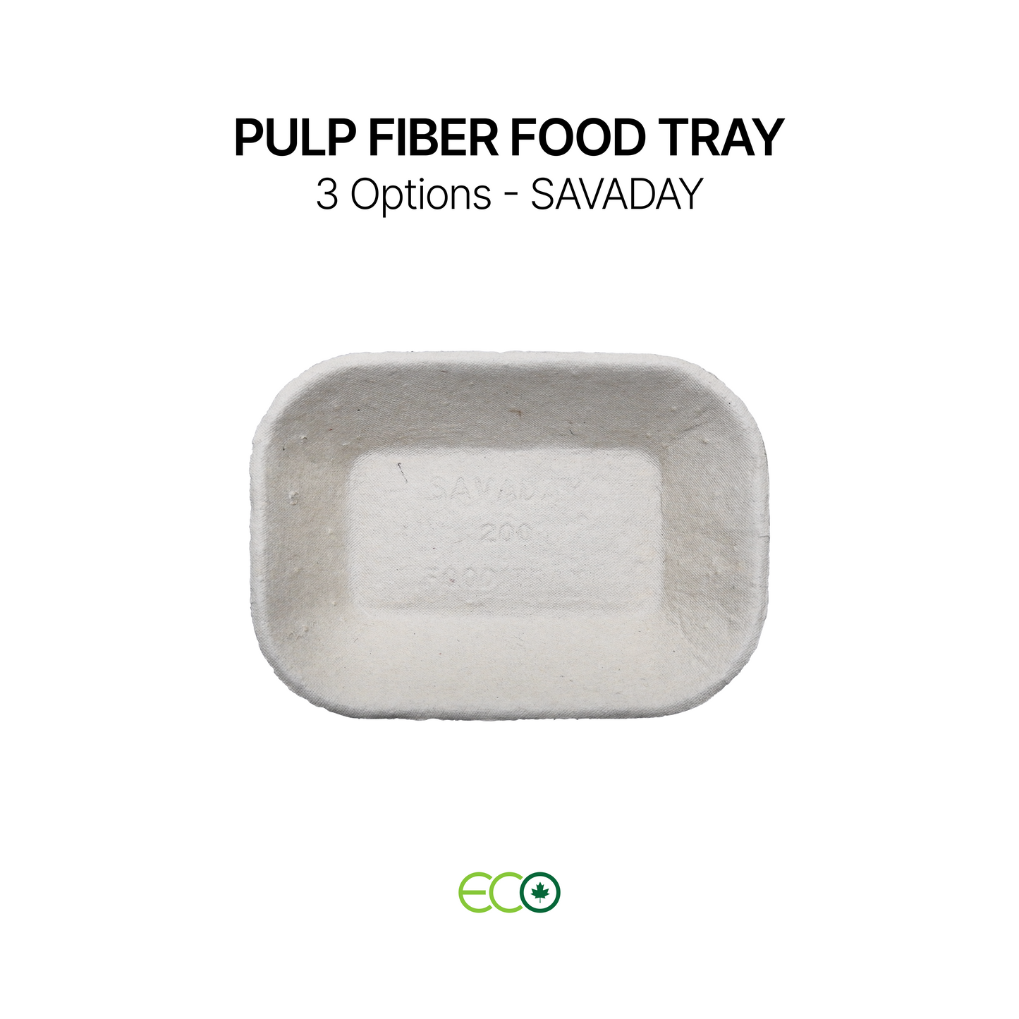 펄프 섬유 식품 트레이(소형/중형/대형)