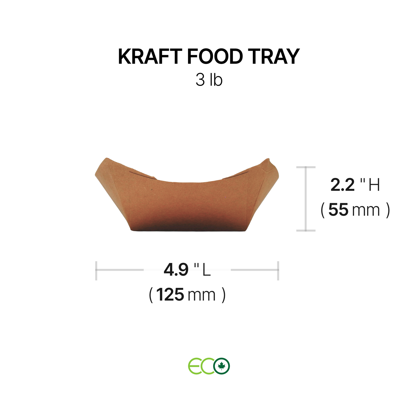 종이 식품 트레이(1파운드/2파운드/3파운드/5파운드)