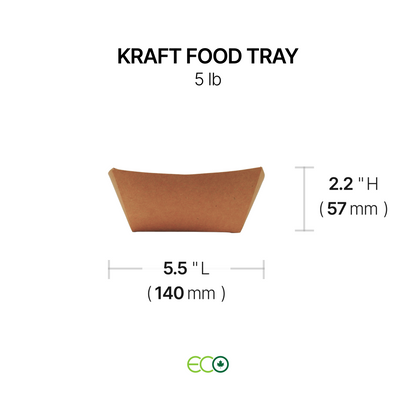 종이 식품 트레이(1파운드/2파운드/3파운드/5파운드)
