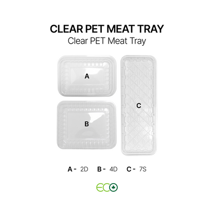Clear PET Meat Tray (5 Sizes)