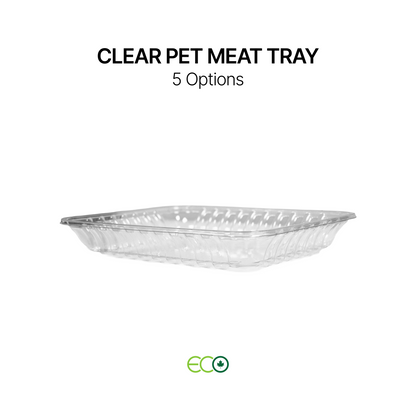 Clear PET Meat Tray (5 Sizes)