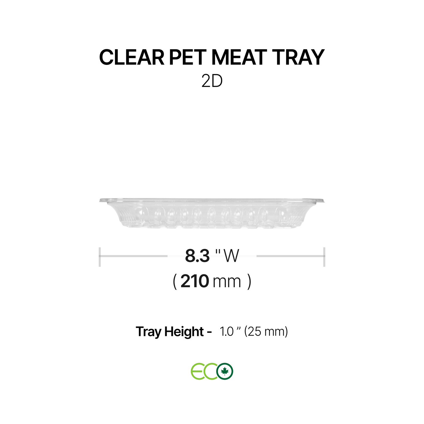 Clear PET Meat Tray (5 Sizes)