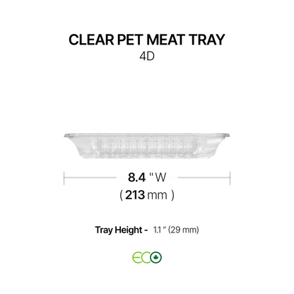 Clear PET Meat Tray (5 Sizes)