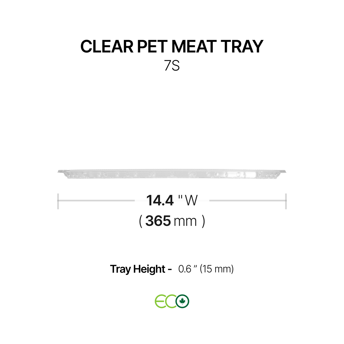 Clear PET Meat Tray (5 Sizes)
