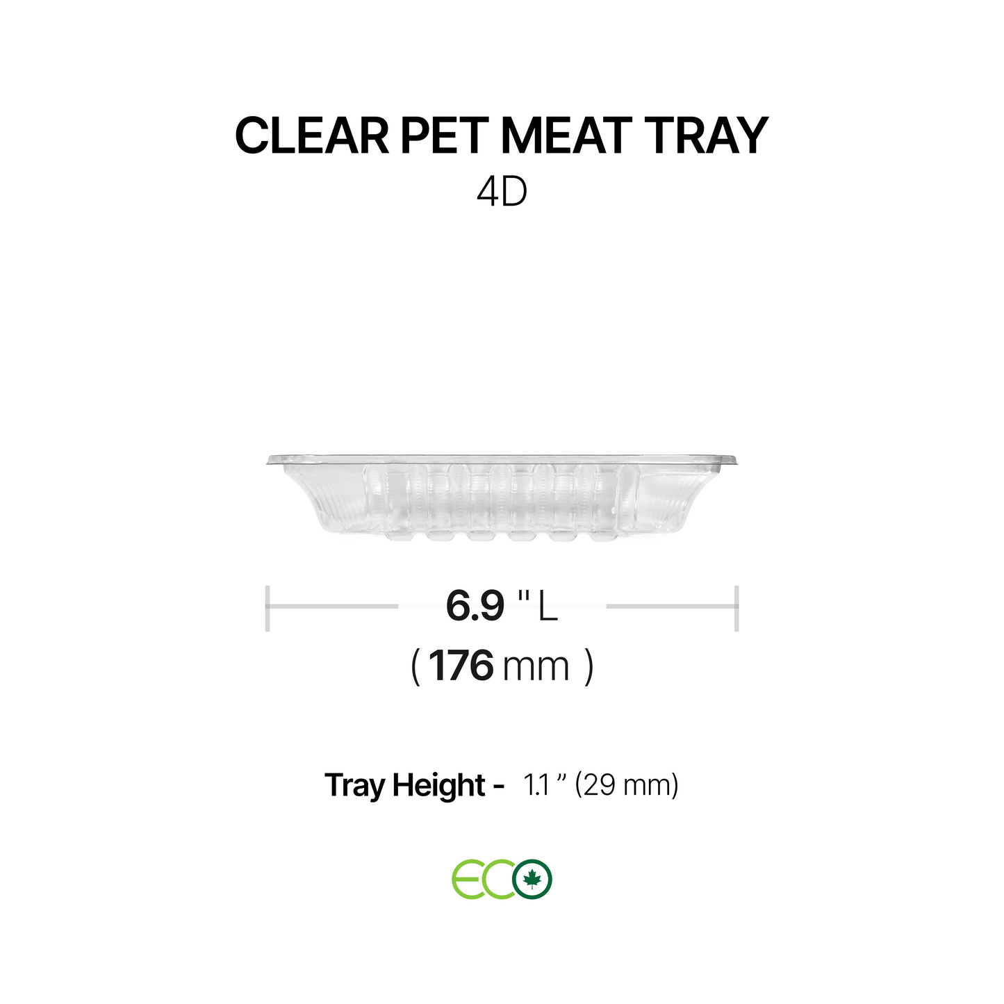 Clear PET Meat Tray (5 Sizes)