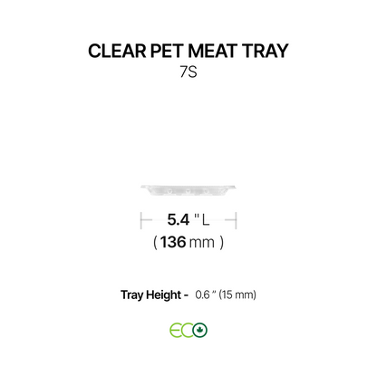 Clear PET Meat Tray (5 Sizes)