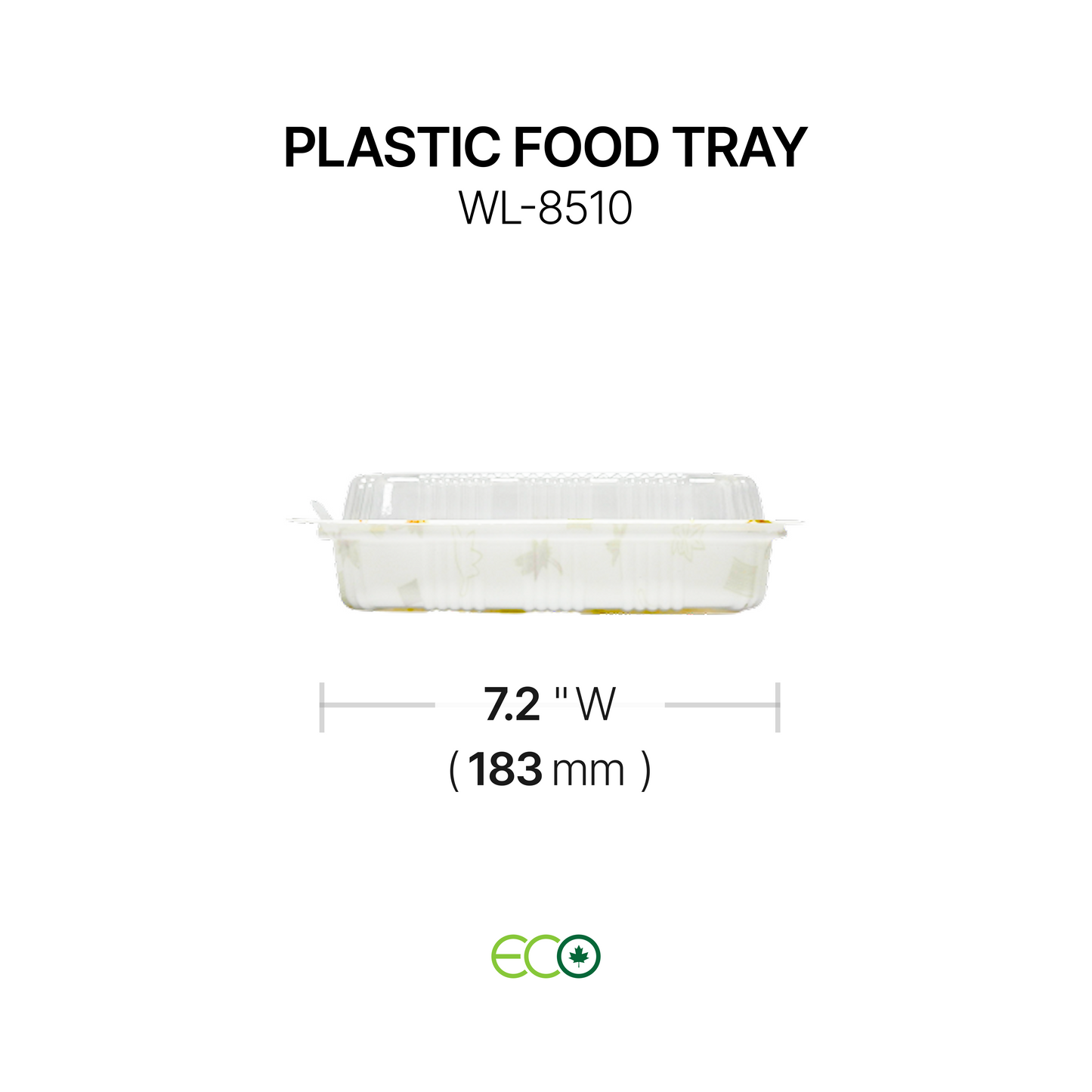 플라스틱 식품 트레이(6가지 사이즈)