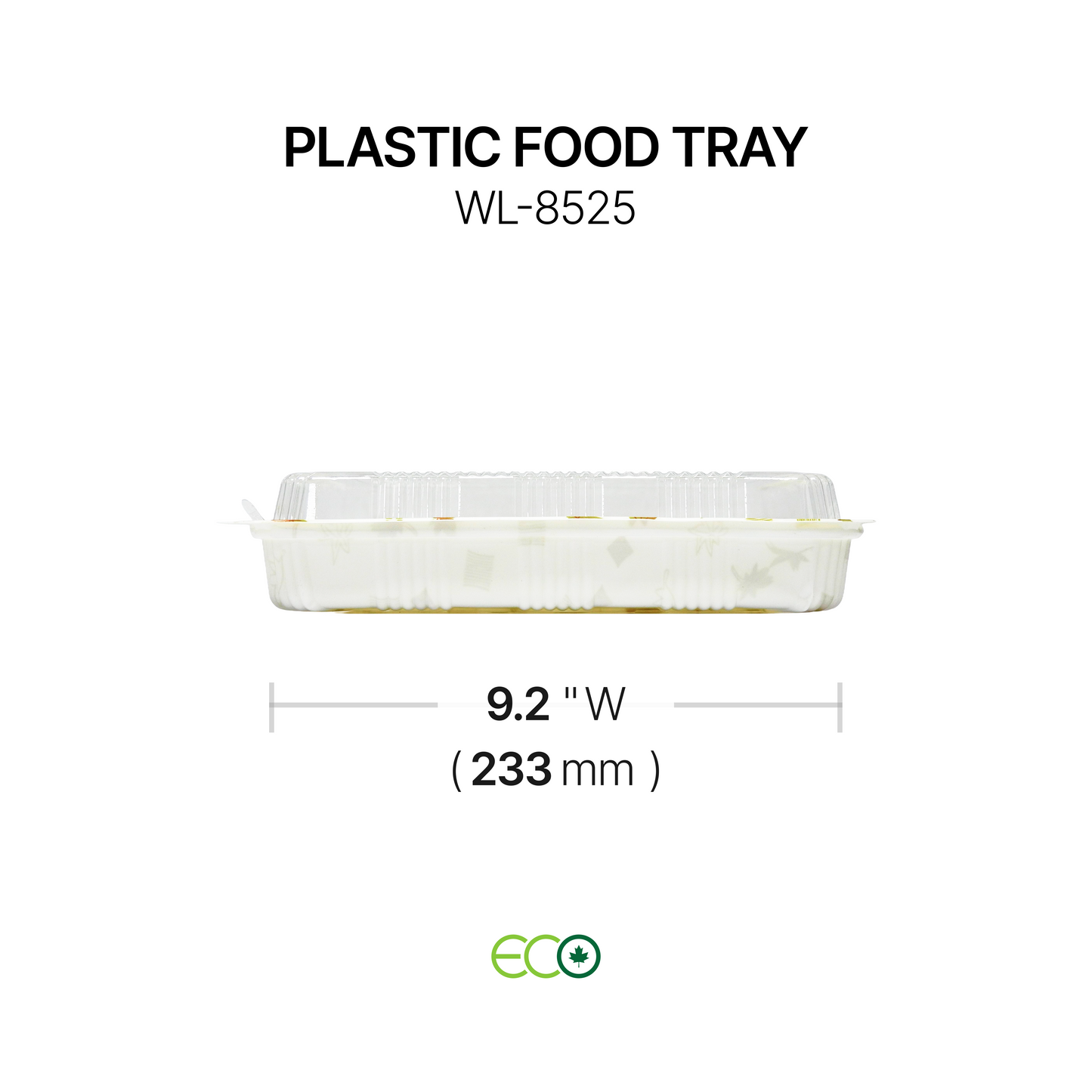 플라스틱 식품 트레이(6가지 사이즈)