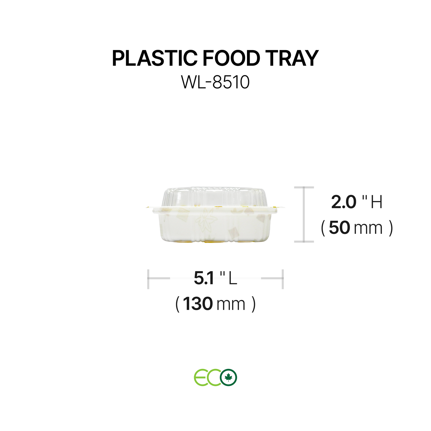 플라스틱 식품 트레이(6가지 사이즈)