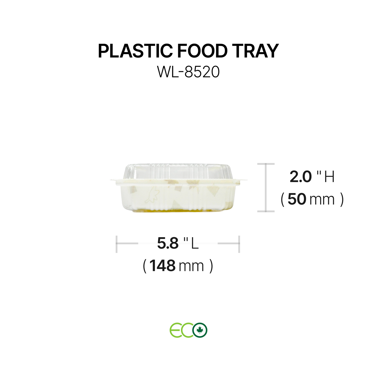 플라스틱 식품 트레이(6가지 사이즈)