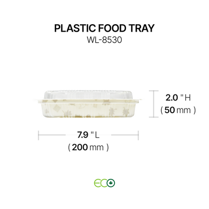 플라스틱 식품 트레이(6가지 사이즈)