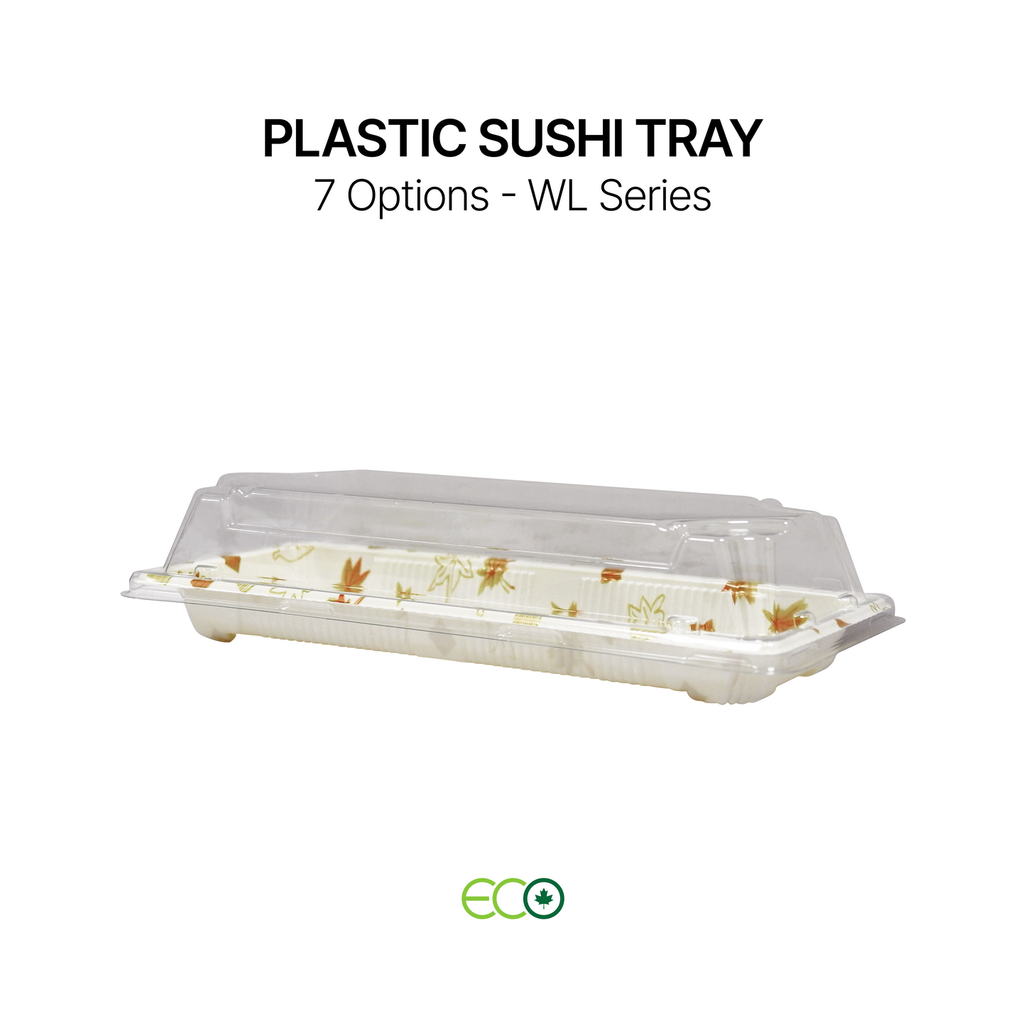 Plastic Sushi Tray (7 Sizes)