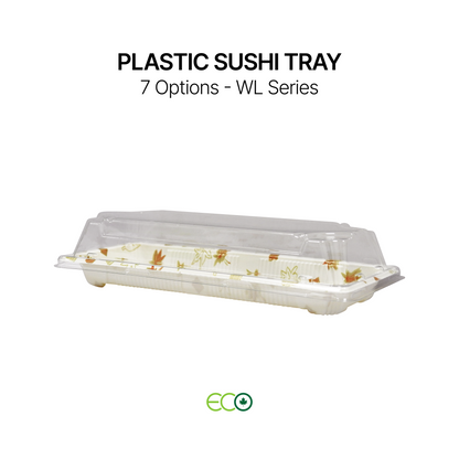 Plastic Sushi Tray (7 Sizes)