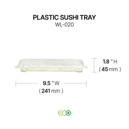Plastic Sushi Tray (7 Sizes)