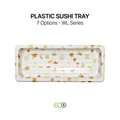 Plastic Sushi Tray (7 Sizes)