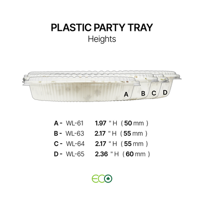 Plastic Party Tray (4 Sizes)
